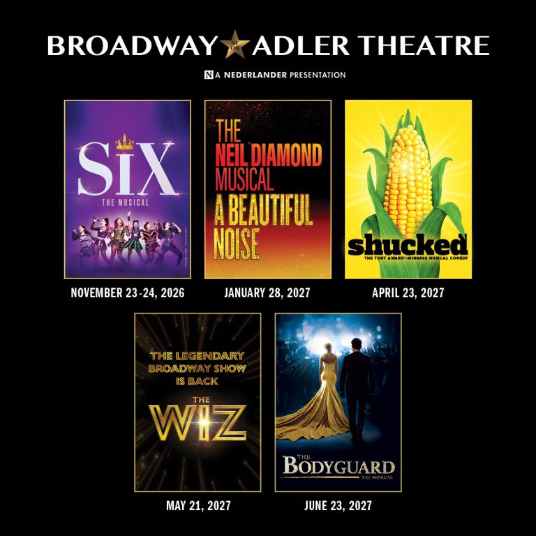 Introducing the 2026-2027 Broadway at the Adler Theatre Season