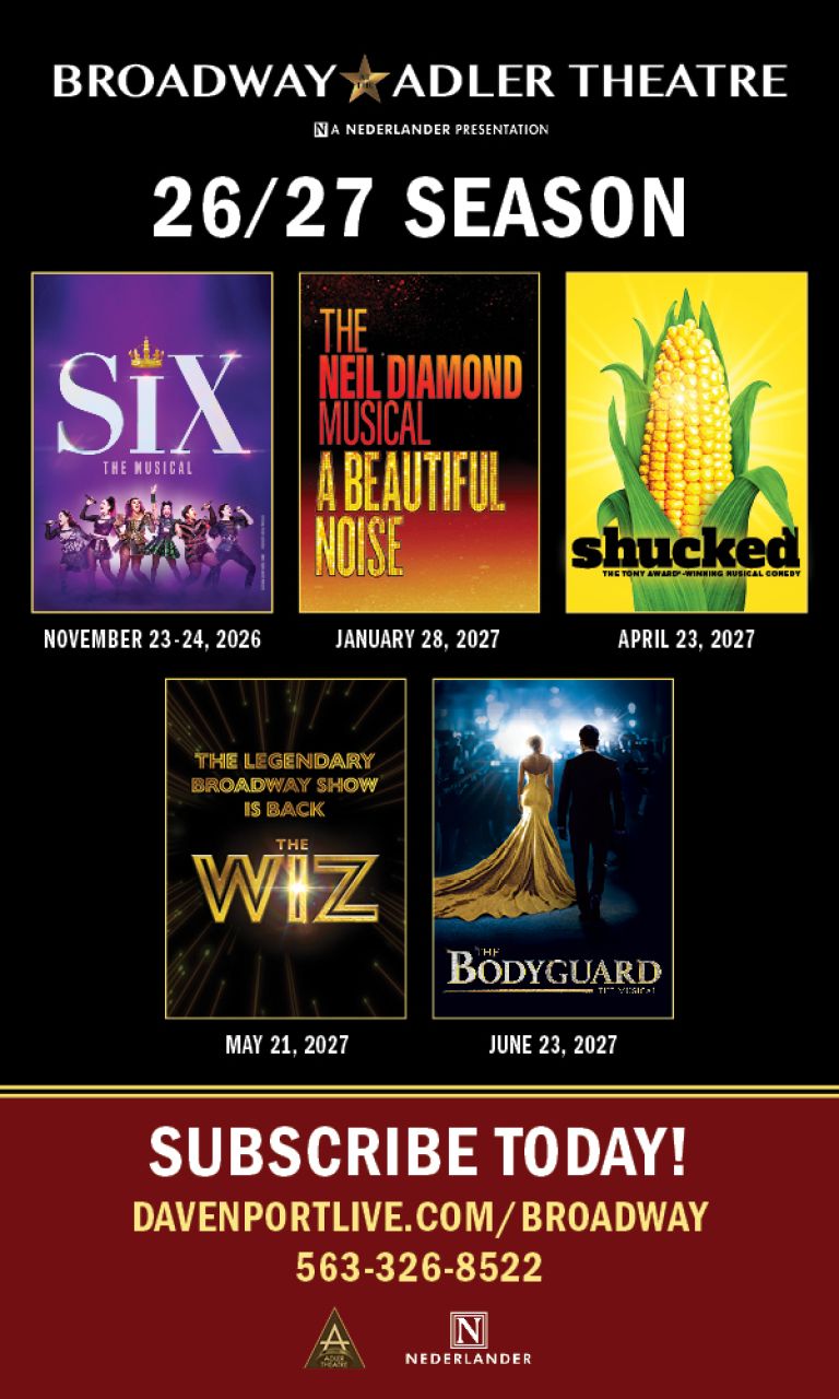 THE 26/27 BROADWAY AT THE ADLER THEATRE SEASON IS  SO GOOD! SO GOOD! SO GOOD! teaser image