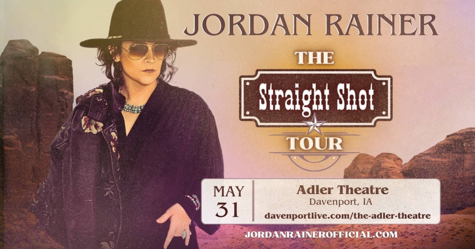 Jordan Rainer: The Straight Shot Tour with Eli Alger and The Faster Horses